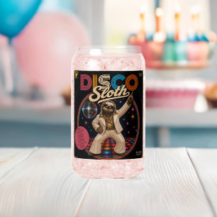 Disco Luiaard Blikvorm Glas