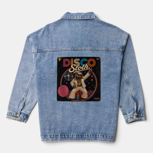Disco Luiaard Denim Jacket (Achterkant)