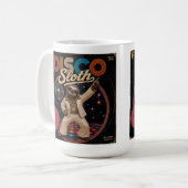 Disco Luiaard Koffiemok (Voorkant links)