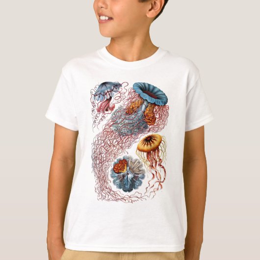 Disco Medusae van Ernst Haeckel T-shirt (Voorkant)