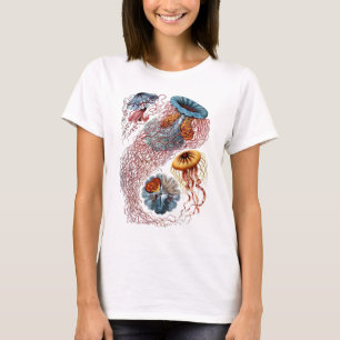 Disco Medusae van Ernst Haeckel T-shirt