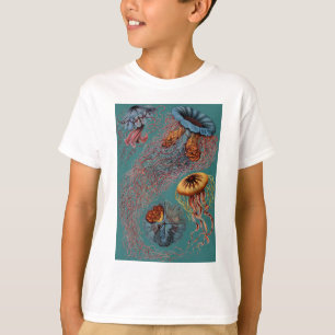 Disco Medusae van Ernst Haeckel T-shirt