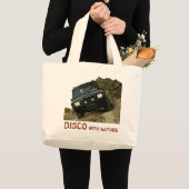 DISCO MET NATUUR GROTE TOTE BAG (Voorkant (product))