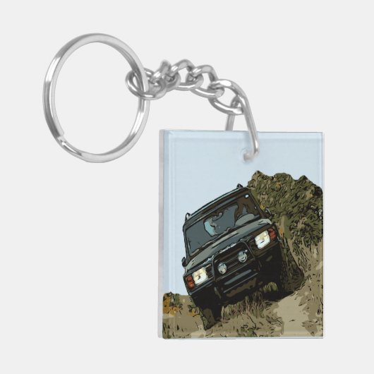 DISCO MET NATUUR SLEUTELHANGER (Voorkant Links)