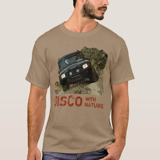 DISCO MET NATUUR T-SHIRT (Voorkant)