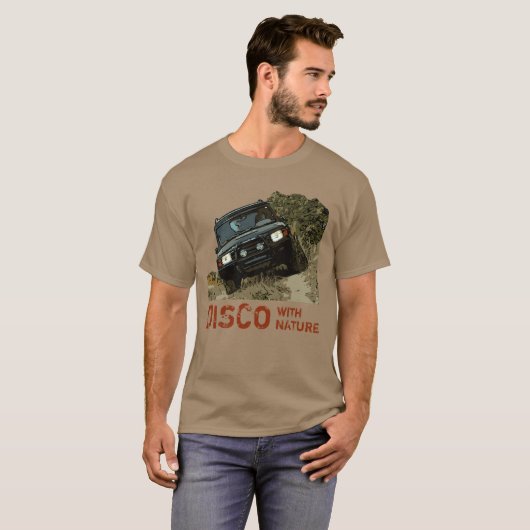 DISCO MET NATUUR T-SHIRT (Voorkant volledig)
