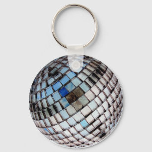 Disco Metal Mirror Ball Sleutelhanger