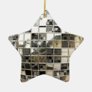 Disco Mirrorball Star Ornament