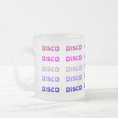 DISCO-mok (gevorst glas) Matglas Koffiemok (Links)