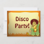 Disco Monster Groove Party Kaart (Achterkant)