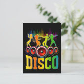 Disco Music 80s 90s Party Groove Funky Music Briefkaart (Staand voorkant)