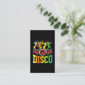 Disco Music 80s 90s Party Groove Funky Music Visitekaartje (Staand voorkant)