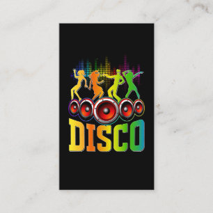 Disco Music 80s 90s Party Groove Funky Music Visitekaartje