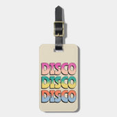 Disco Music Bagagelabel (Voorkant verticaal)