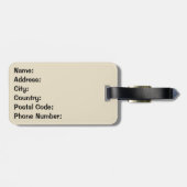 Disco Music Bagagelabel (Achterkant horizontaal)