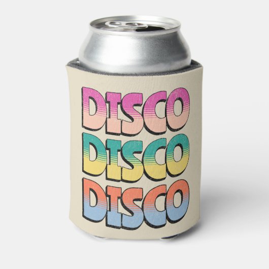 Disco Music Blikjeskoeler (Blikje Achterkant)
