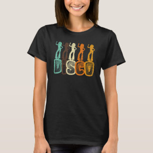 Disco Music Dance Danser Dancer Colorful 70 Ret T-shirt
