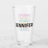 Disco Music Glas (Achterkant)