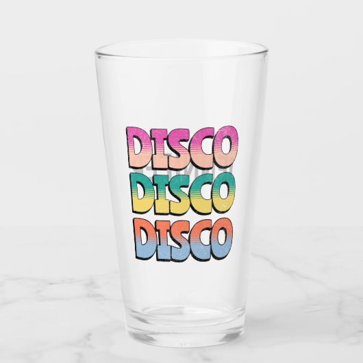 Disco Music Glas (Voorkant)