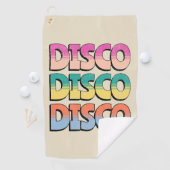 Disco Music Golfhanddoek (Insitu)
