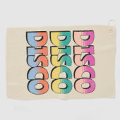 Disco Music Golfhanddoek (Horizontaal)
