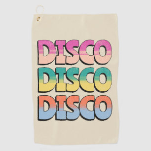 Disco Music Golfhanddoek
