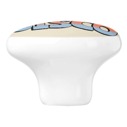 Disco Music Keramische Knop (Zijkant)
