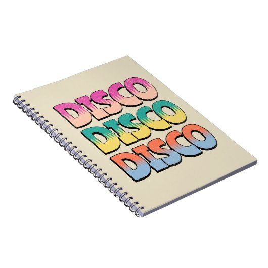 Disco Music Notitieboek (Rechterzijde)