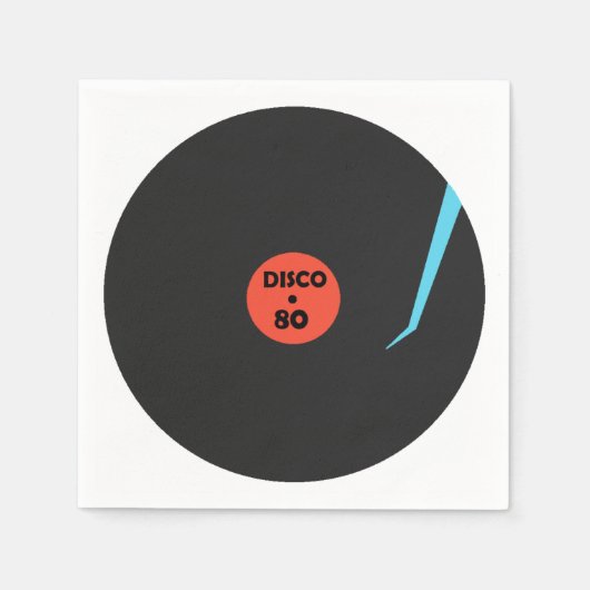 Disco Music Party Servetten (Voorkant)