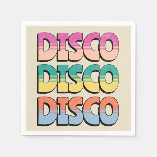 Disco Music Servet (Voorkant)