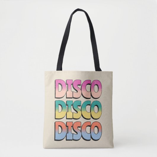 Disco Music Tote Bag (Voorkant)