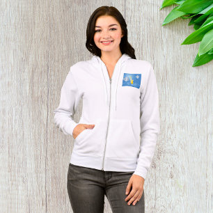 Disco Music Vrouwen Full-Zip Hoodie