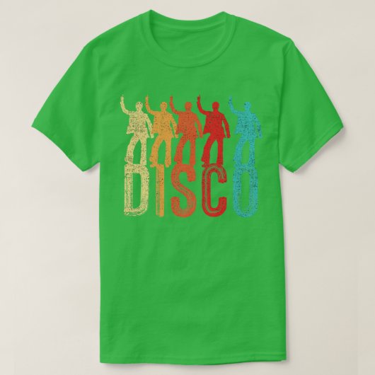 Disco Muziek 10 T-shirt (Design voorkant)