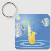 Disco Muziek Sleutelhanger (Voorkant)