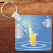 Disco Muziek Sleutelhanger (Voorkant)