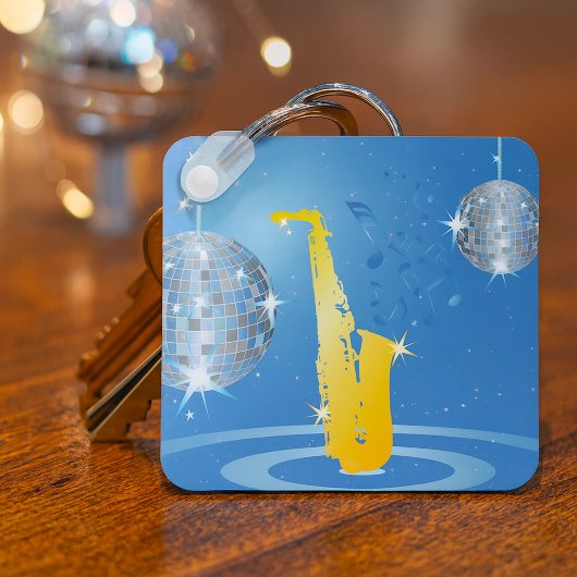 Disco Muziek Sleutelhanger