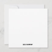 Disco Night Glam Birthday/Bachelorette Party Kaart (Achterkant)