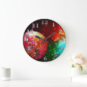 Disco Night Retro 70-inch Disco Ball-wandklok Grote Klok (Huis)