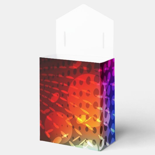 Disco Night Retro 70's Disco Ball Favor Box Bedankdoosjes (Geopend)
