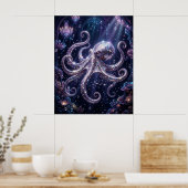 Disco Octopus Rif Poster (Keuken)