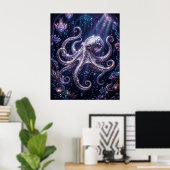 Disco Octopus Rif Poster (Thuiskantoor)