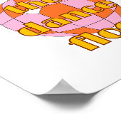 Disco op de dansvloer poster (Hoek)