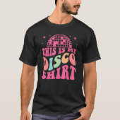Disco Outfit Women Mannen 70 en 80's Costume Dit i T-shirt (Voorkant)