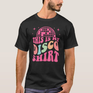 Disco Outfit Women Mannen 70 en 80's Costume Dit i T-shirt
