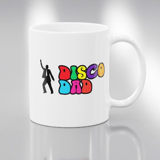 Disco Pap - Een Retro 70s Gift voor Pap Koffiemok