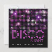 DISCO PARTIJFLYERINVITATIE KAART (Voorkant)