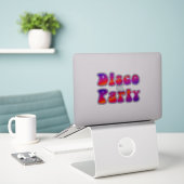 Disco Party 2 Sticker (Laptop op bureau)