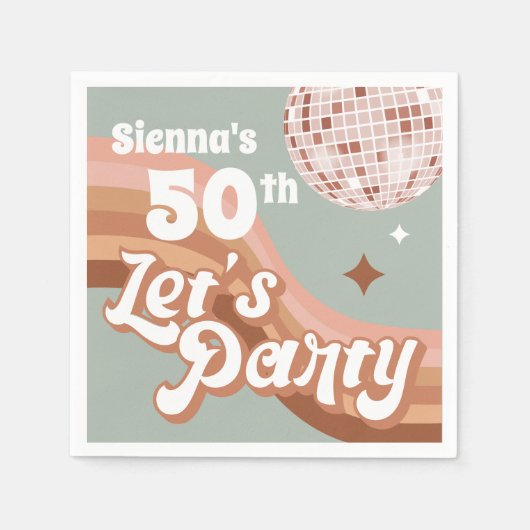 Disco Party (50-70) Servet (Voorkant)