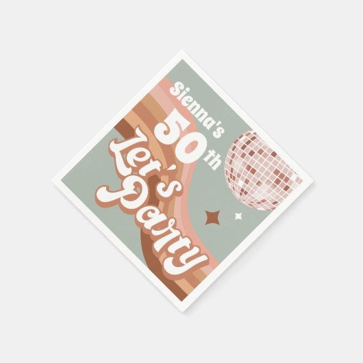 Disco Party (50-70) Servet (Hoek)