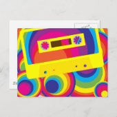 Disco Party Briefkaart (Voorkant / Achterkant)